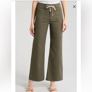 Paige Ari Drawstring Wide Leg Pants